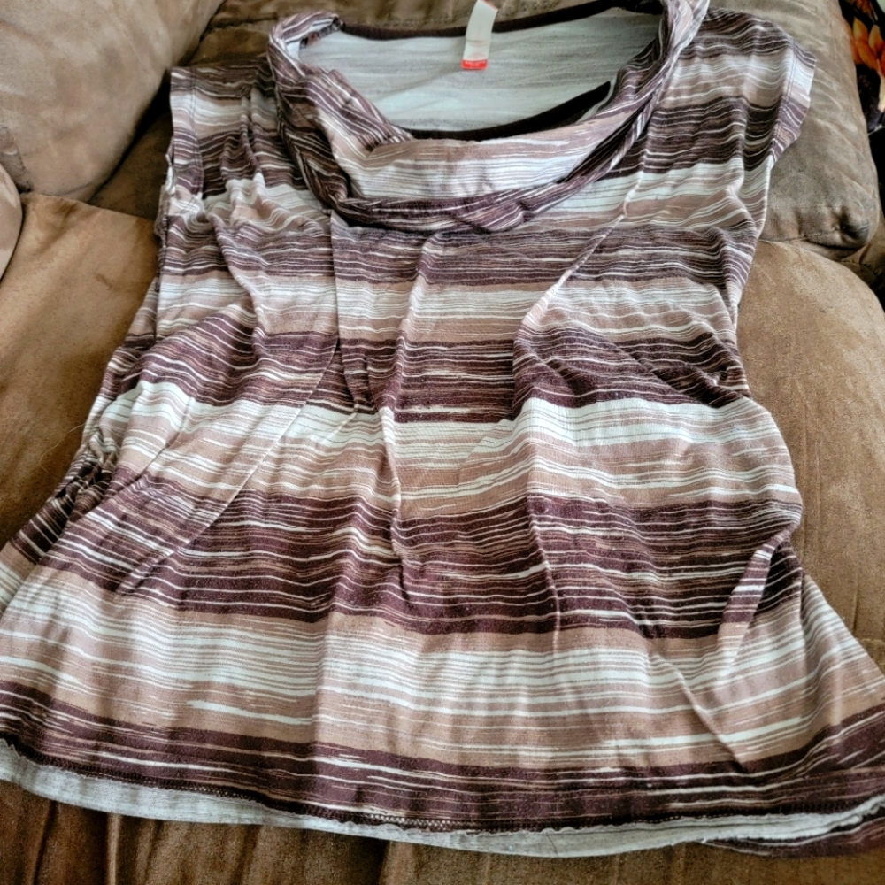 Tan/Brown Blouse